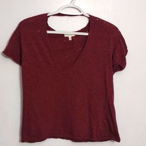 Gilded intent XS distressed t-shirt